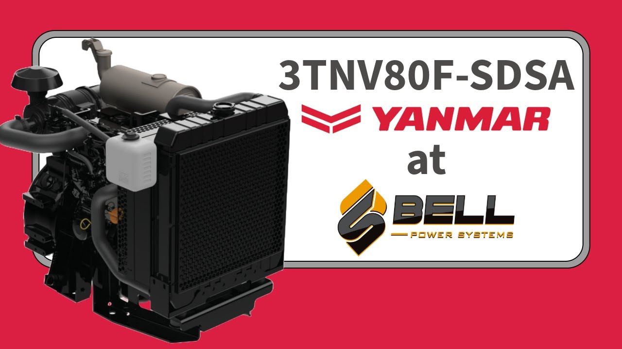 YANMAR 3TNV80F-SDSA Walkaround | Engine Build, Layout, and Features