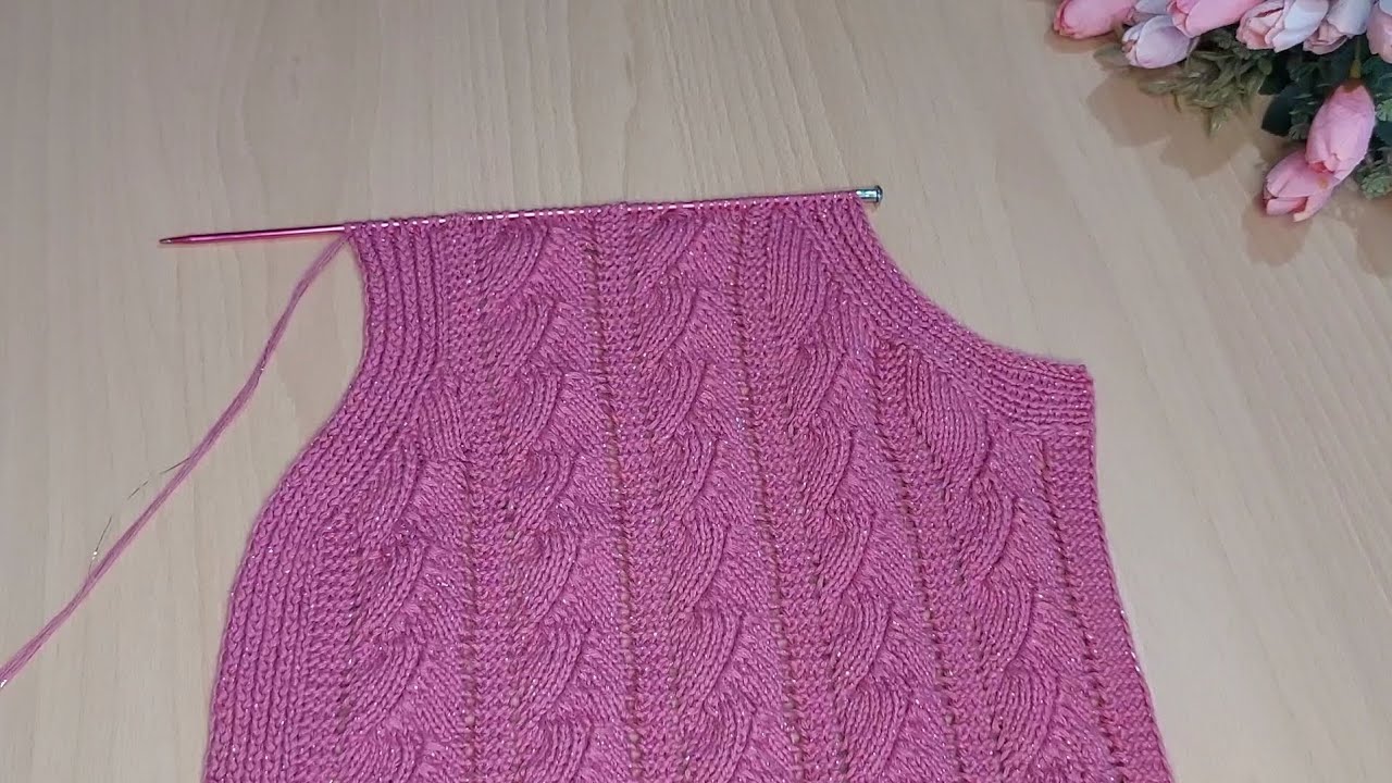 🧶Virgül modeli Yaka ve Kol kesimi