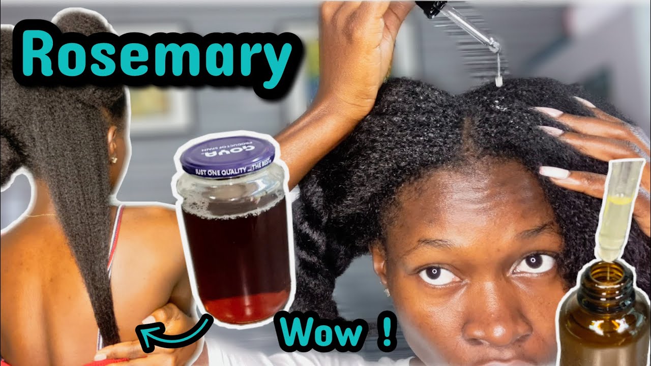 EXTREME HAIR GROWTH WITH ROSEMARY | How to use rosemary for double hair growth 2 ways!