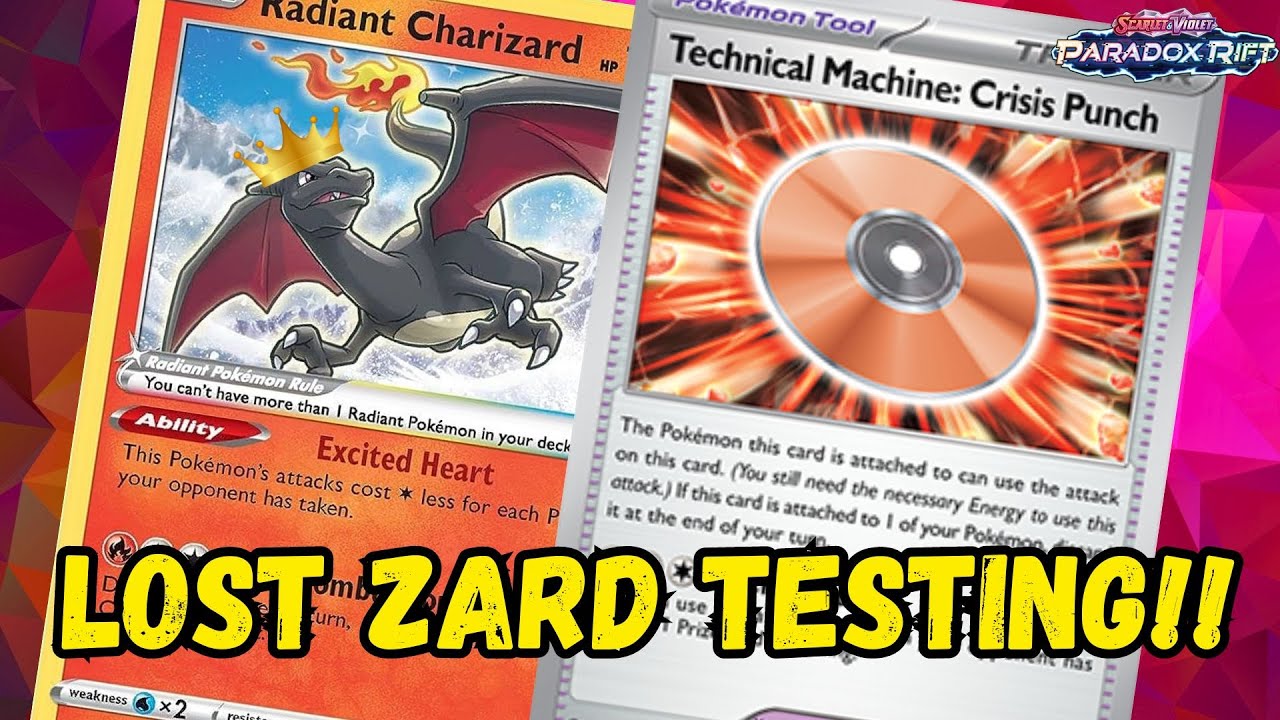 Let's Test Lost Zard Deck On Ranked Using Crisis Punch TM Pokemon TCG
