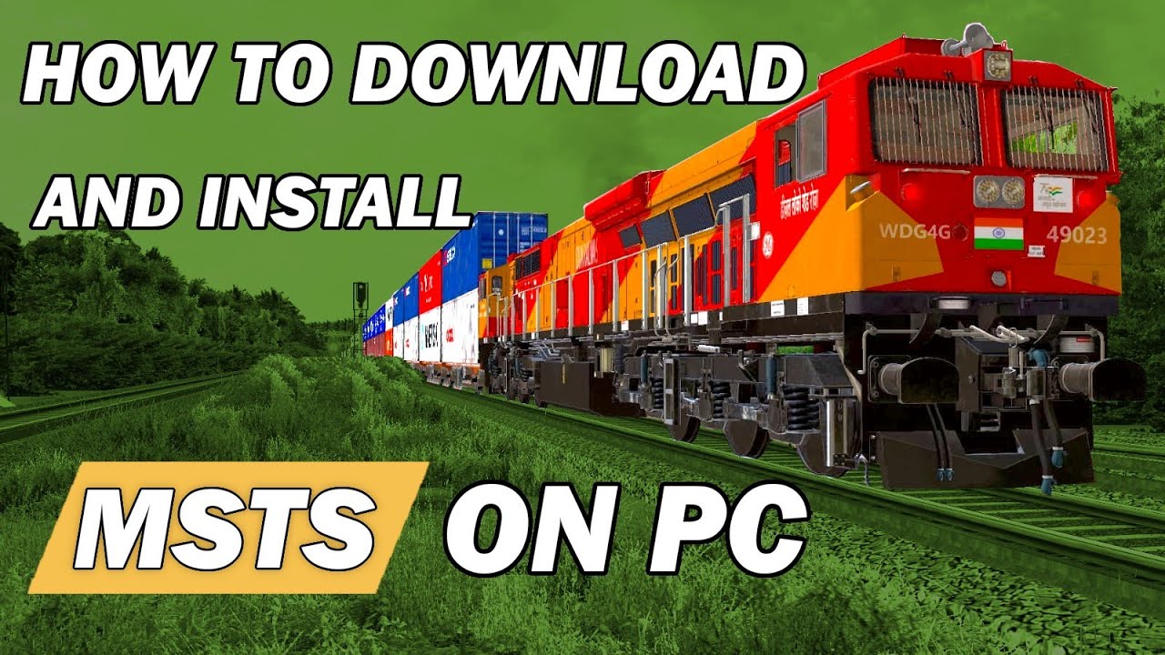 How to download MSTS Train Simulator in PC | MSTS Indian Railways | Games Platform