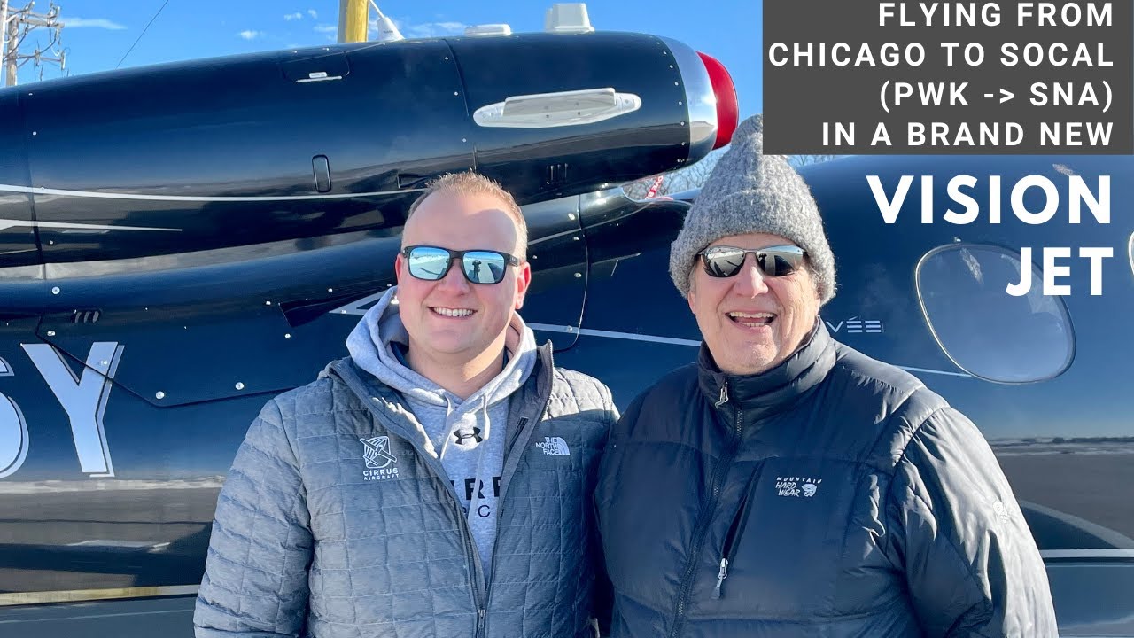 Vision Jet Trip from Illinois to California (FUEL CONSERVATION, FBO PLANNING, PERFORMANCE)