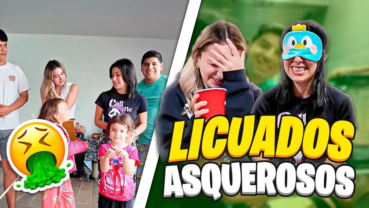 RETO DE LOS LICUADOS ASQUEROSOS 🤮🤢 | Hermanas JM