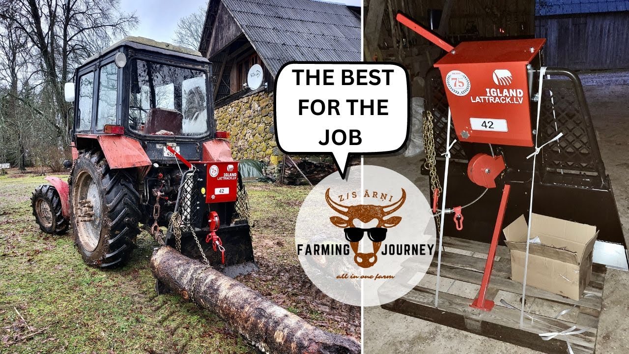 SKIDDING WINCH | MUST HAVE for your tractor in forest | part 1