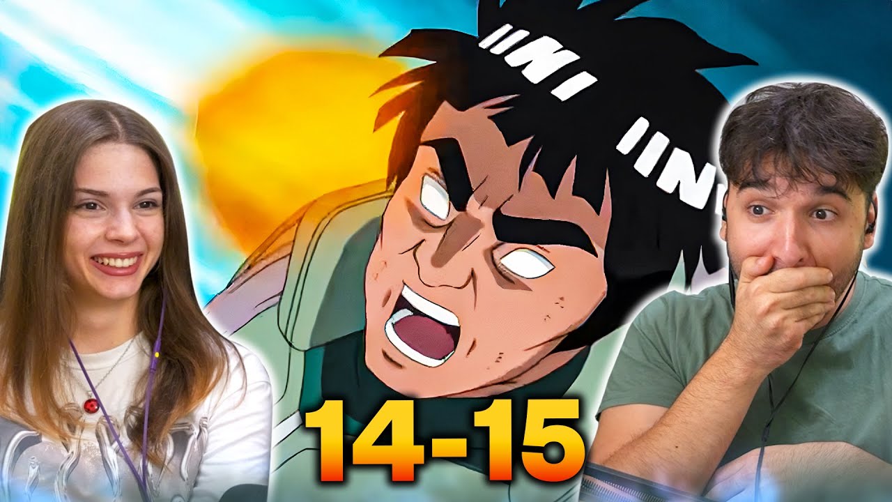 6TH GATE GUY! 🔥 Naruto Shippuden Ep. 14-15 REACTION!