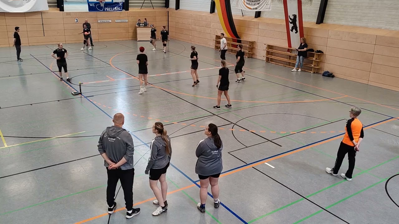 Deutsche Prellball Meisterschaft 2025 in Berlin - Frauen - Werder Bremen VS TV F.A. Altenbochum