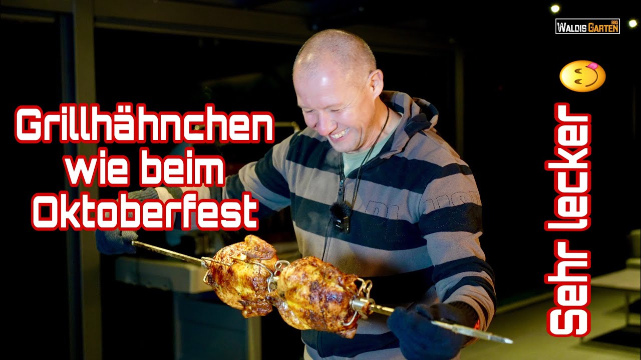 Oktoberfest-Grillhähnchen – Perfekt vom Drehspieß auf dem Gasgrill
