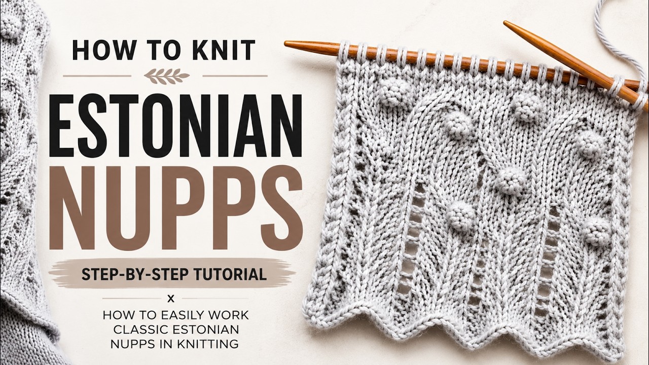 How To Knit Estonian Nupps