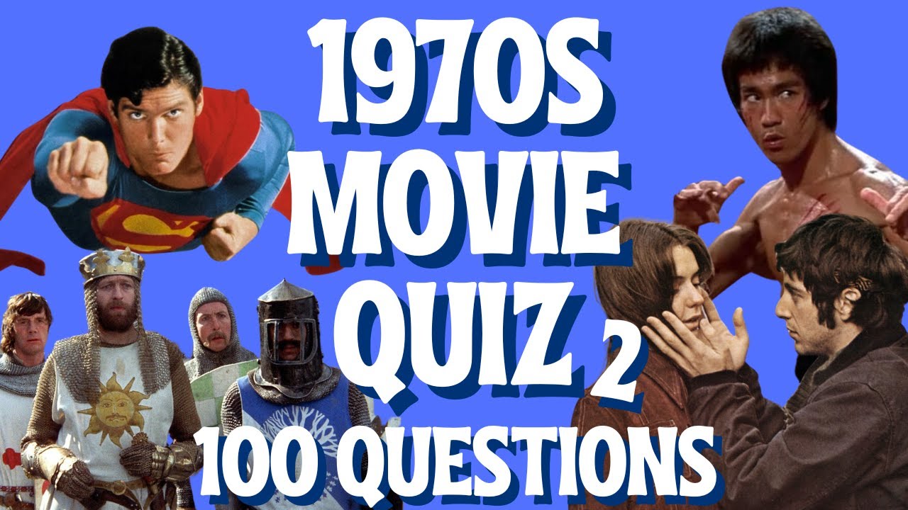 Guess the Movie Released in the 70s Picture Quiz | Test Your Film Knowledge - Part 2 (100 Questions)