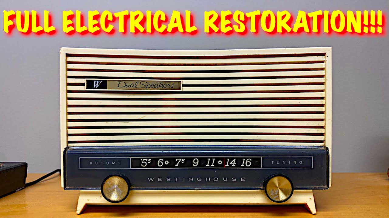 Antique Radio Repair! 1959 Westinghouse H673T5 Tube Radio Revival/Restoration