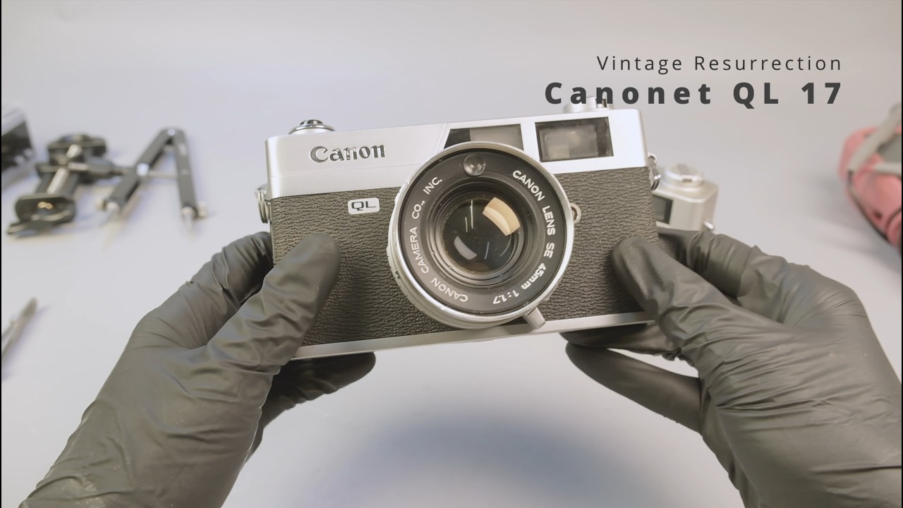 This is 1965 Canonet Ql17 Film camera