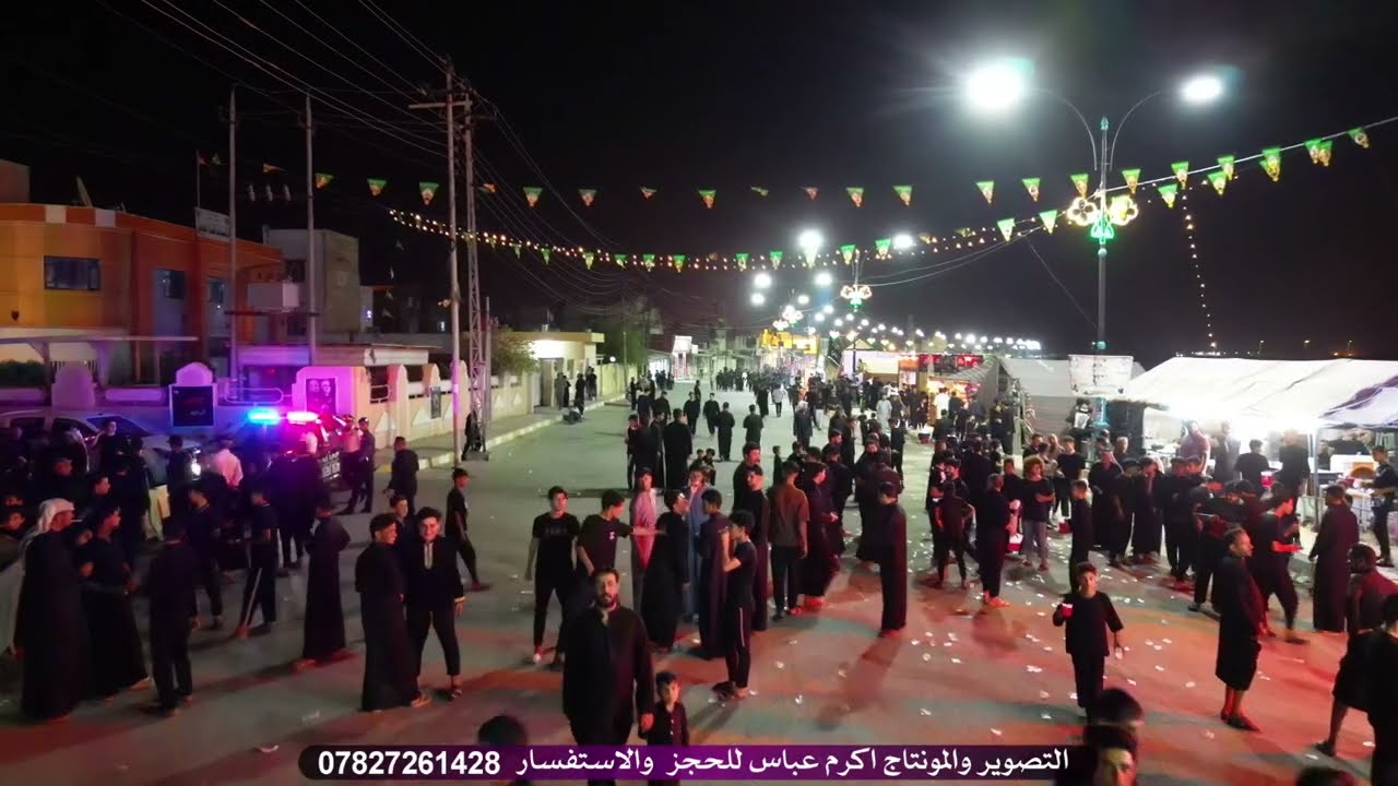 اجواء عاشوراء في قضاء الجبايش 2024