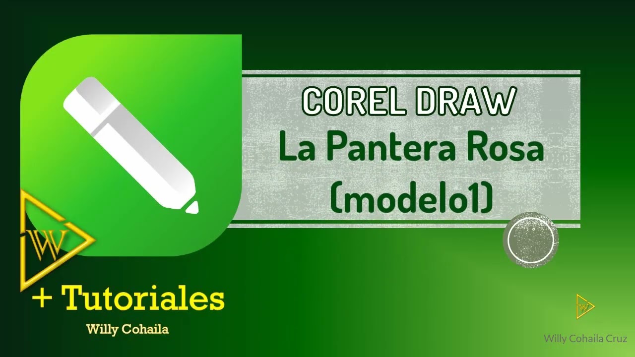 Corel Draw | La Pantera Rosa (modelo 1)