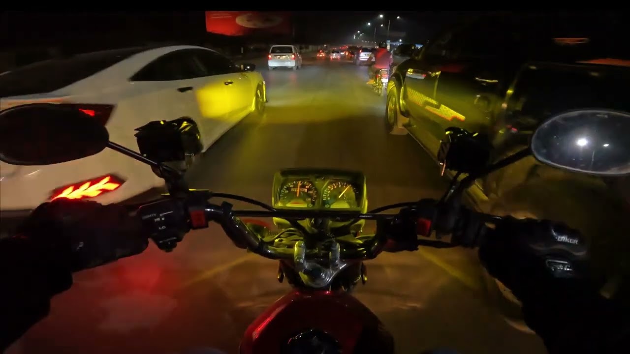 Murree Road To Bahria Town - A Therapy Ride | Honda CG125 POV