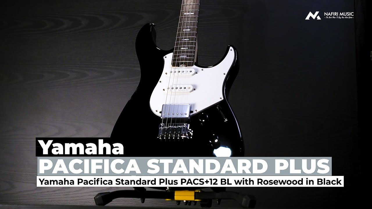 Yamaha Pacifica Standard Plus PACS12 BL with Rosewood in Black