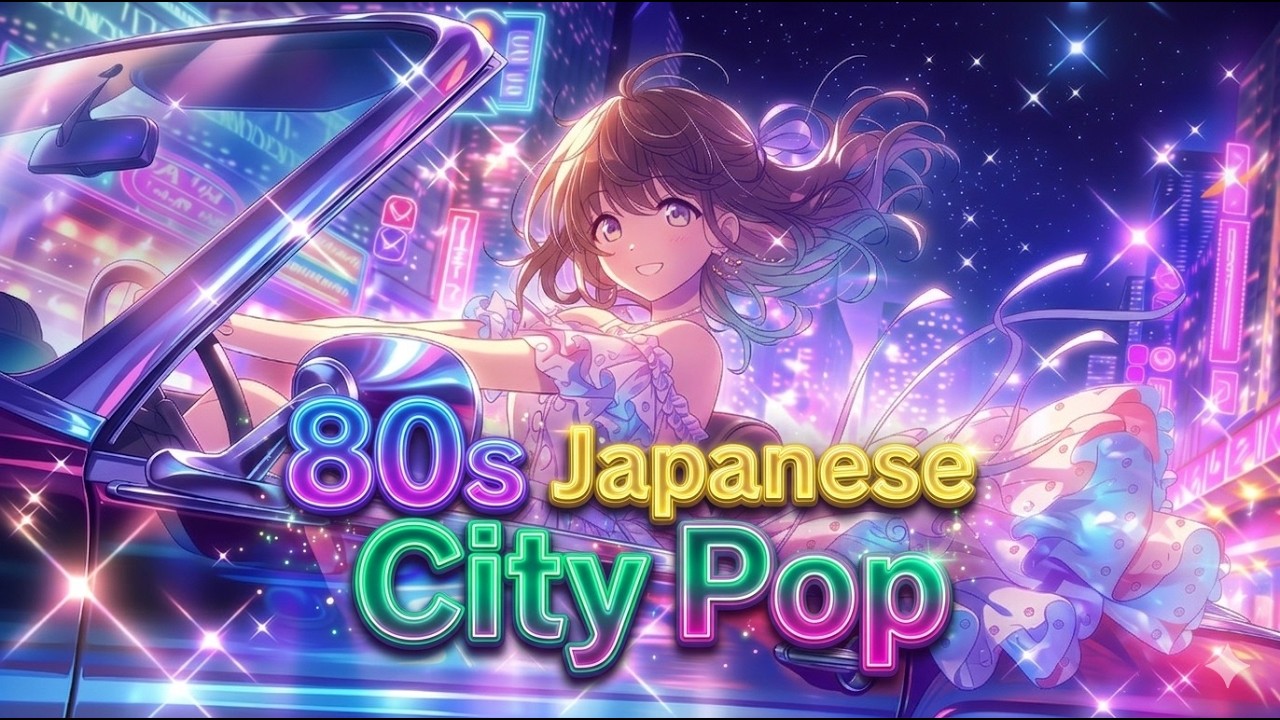 【作業用BGM】ドライブに最適な80s Japanese City Pop！レトロな夜を彩るプレイリスト