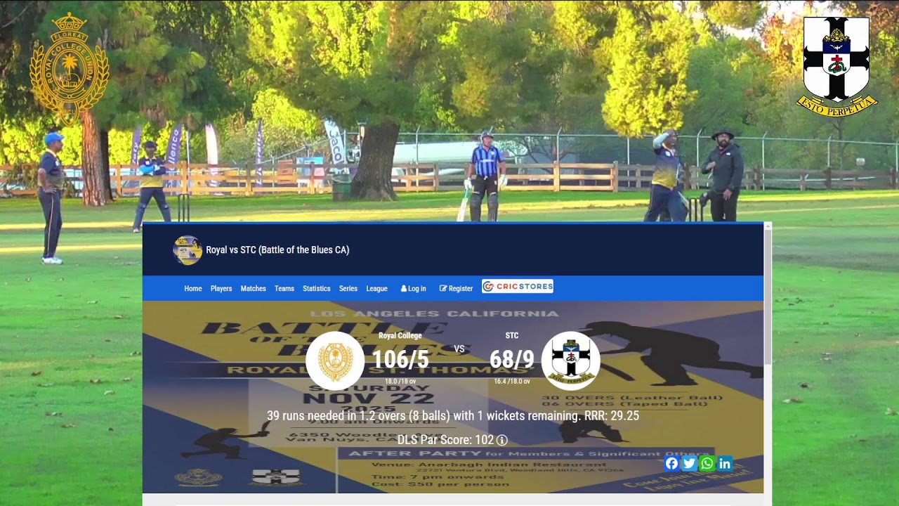 Royal College vs Saint Thomas College (Battle of the Blues 2025)