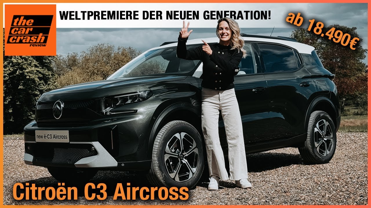 Citroen C3 Aircross (2024) Weltpremiere der NEUEN Generation ab 18.490€! Review | Test | e-C3