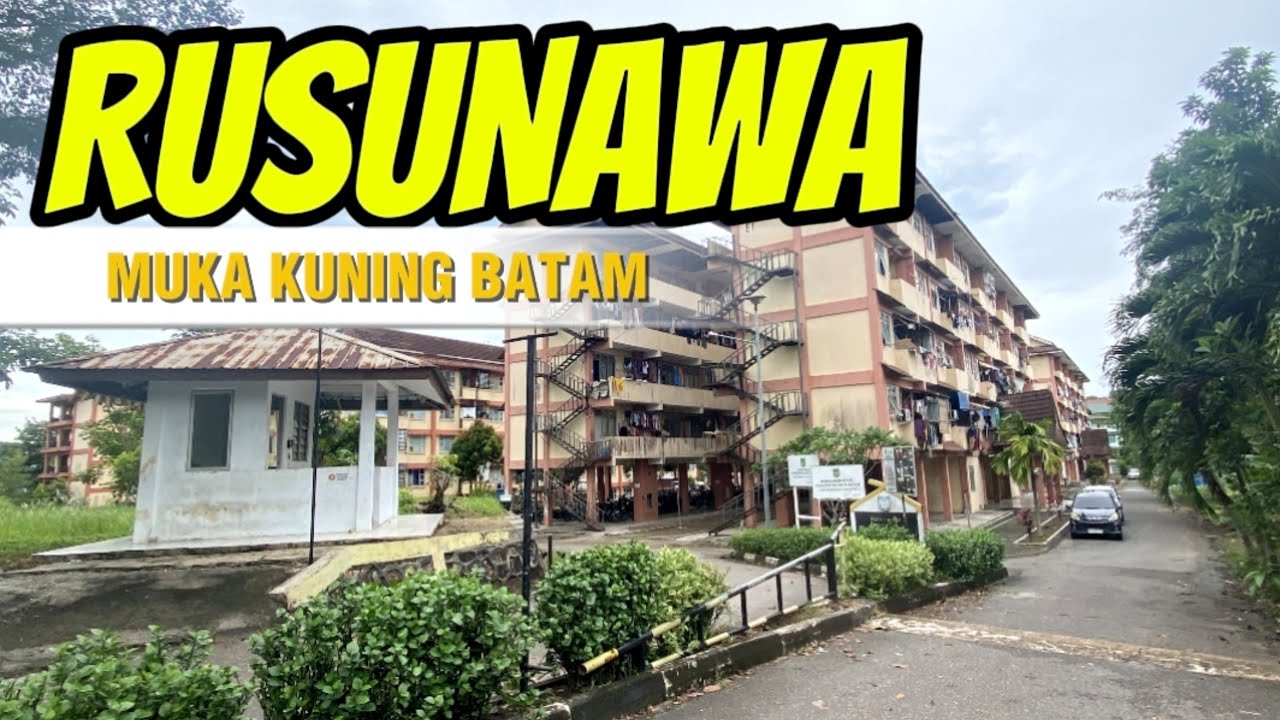 RUSUN OTORITA BATAM MUKA KUNING || Bagaimana Kondisi nya sekarang ⁉️