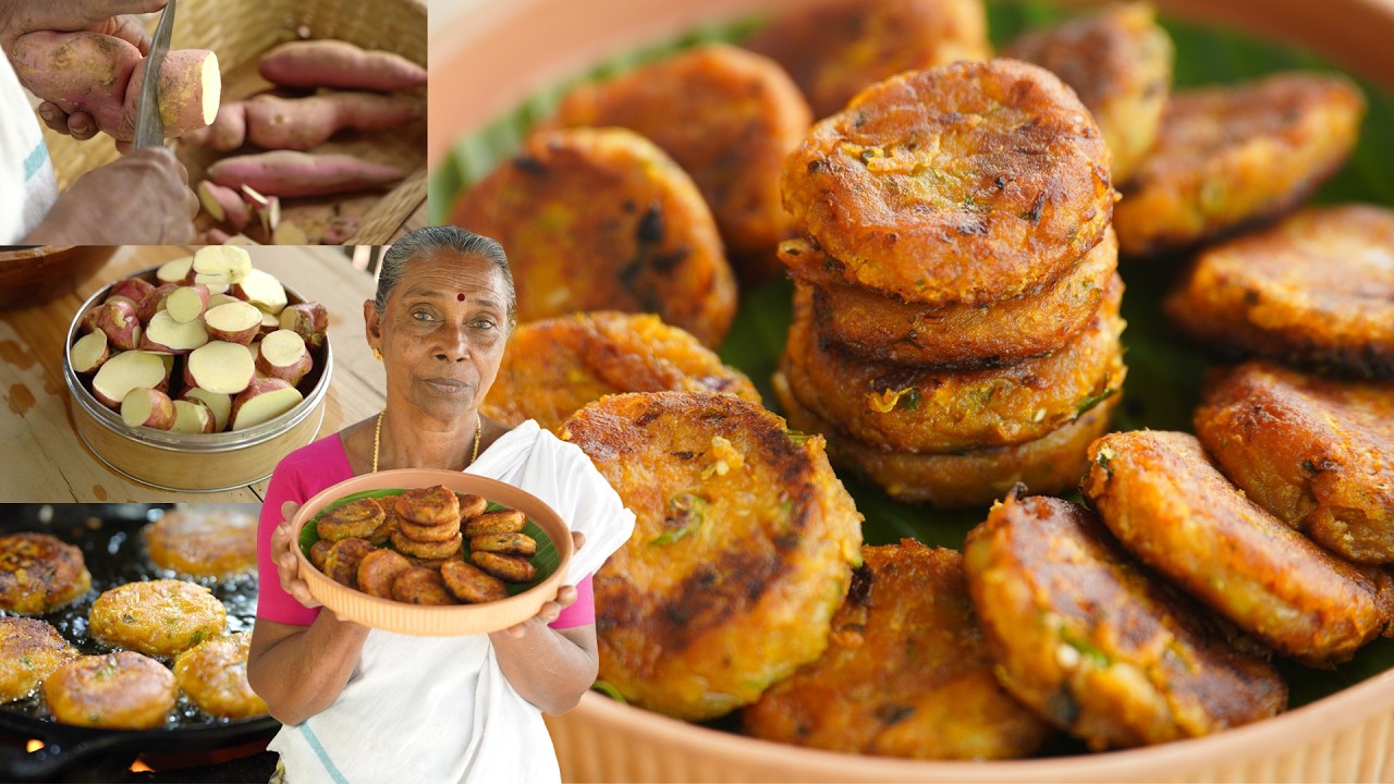 Quick & Easy Sweet Potato Tikki | Sweet Potato Cutlet