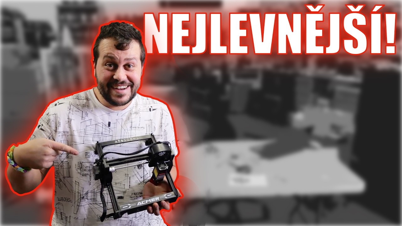 Koupil jsem nejlevnější laserovou gravírku… byla to chyba? (ACMER S1)