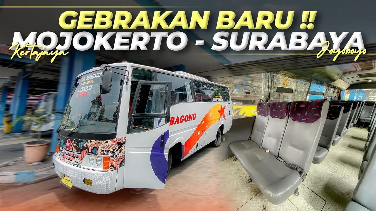 RUTE JARANG TEREKSPOS, MASIH KAH DIMINATI PENUMPANG?? Trip Bagong AC Mojokerto-Joyoboyo (Sby)