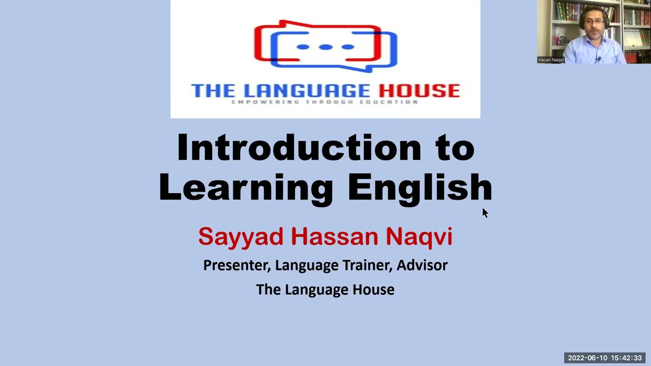 Sayyad Hassan How to learn English Speaking Skills (For Non Natives)