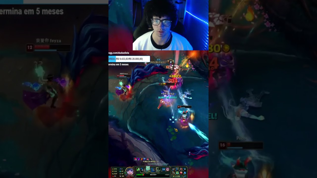 😨DUDUELISTA FEZ 1v4?! #lol