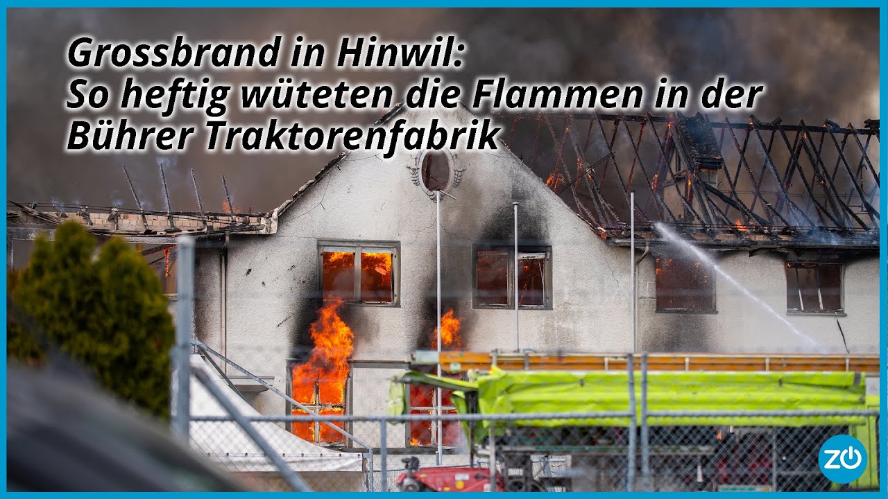 Grossbrand in Hinwil: Die Polizei gibt Auskunft