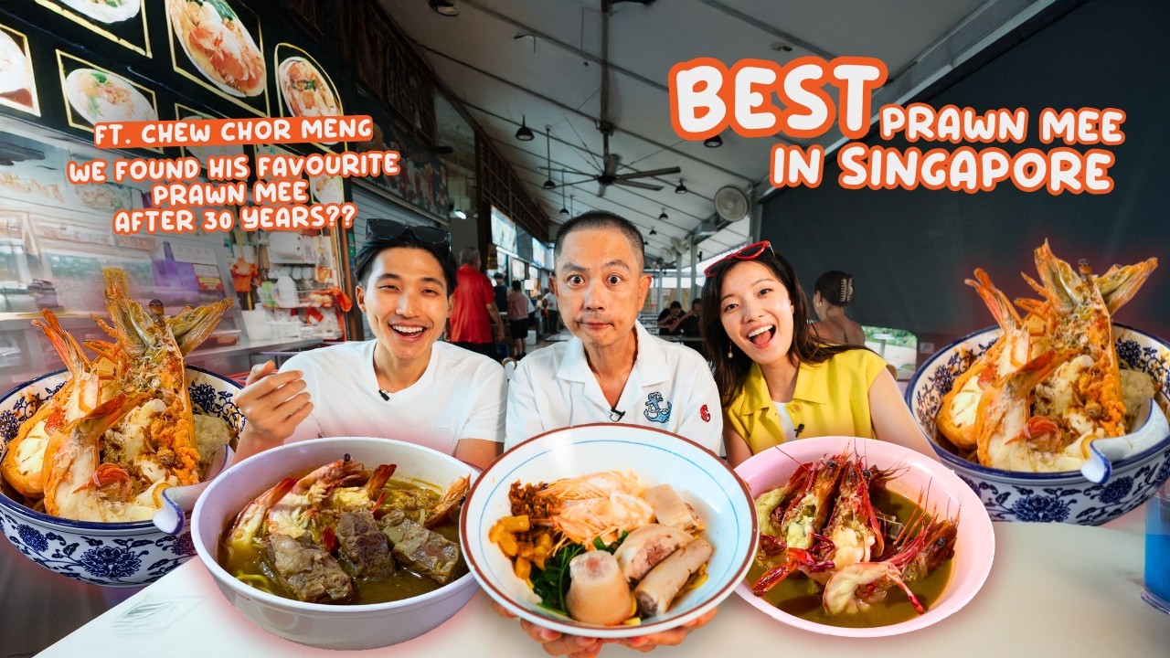 TOP 3 Prawn Mee in Singapore?! ft. Chew Chor Meng | Adventure Of The Day Ep 35
