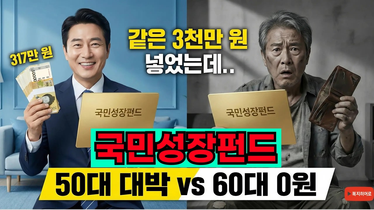 6월 출시 40% 소득공제 국민성장펀드 3천만 원 넣었는데 50대는 317만 원 받고, 60대는 0원? (절대 가입하면 안 되는 3가지 유형)