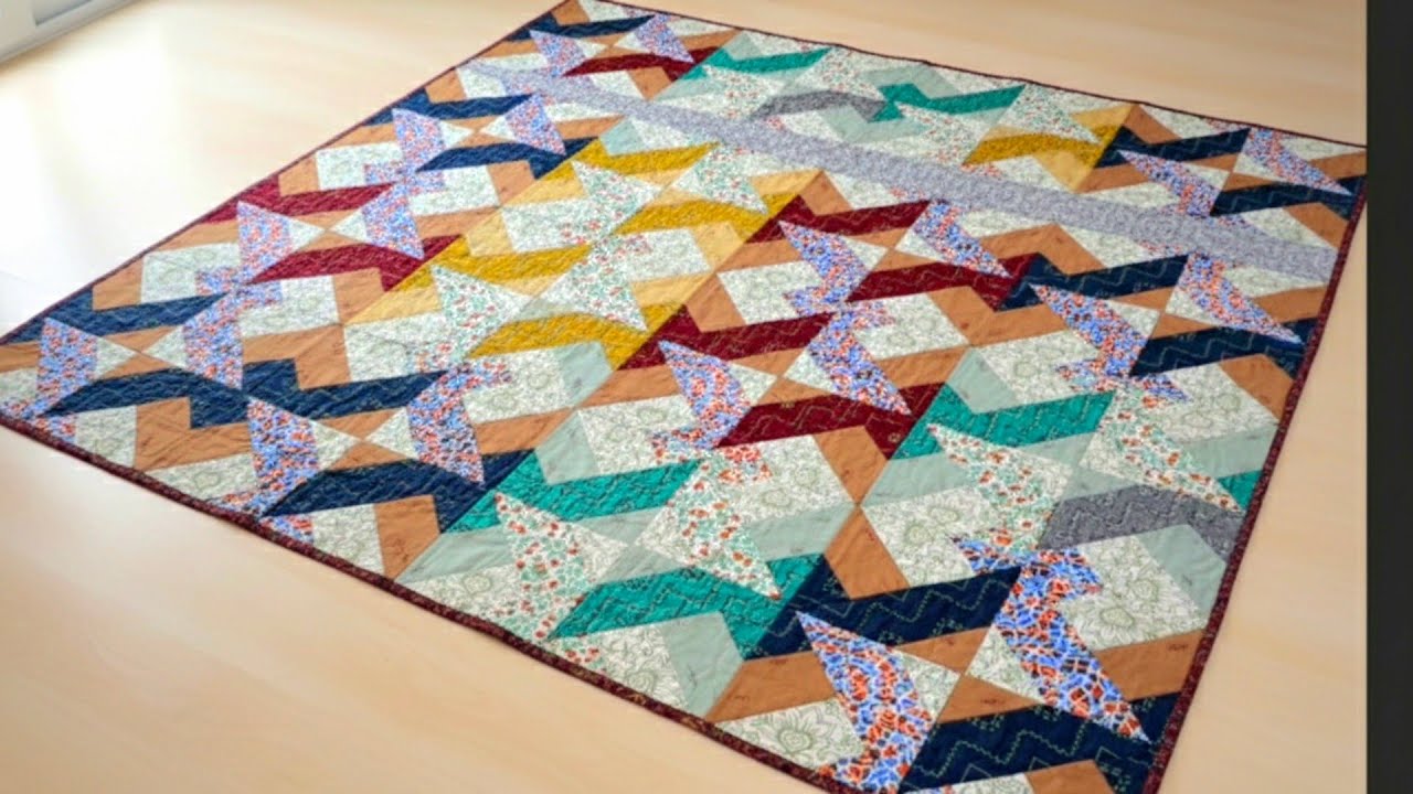 Vinuta Sewing's 2 Most Satisfying Quilt from Fabric Scraps🤗Sewing ideas for leftover fabrics. 
