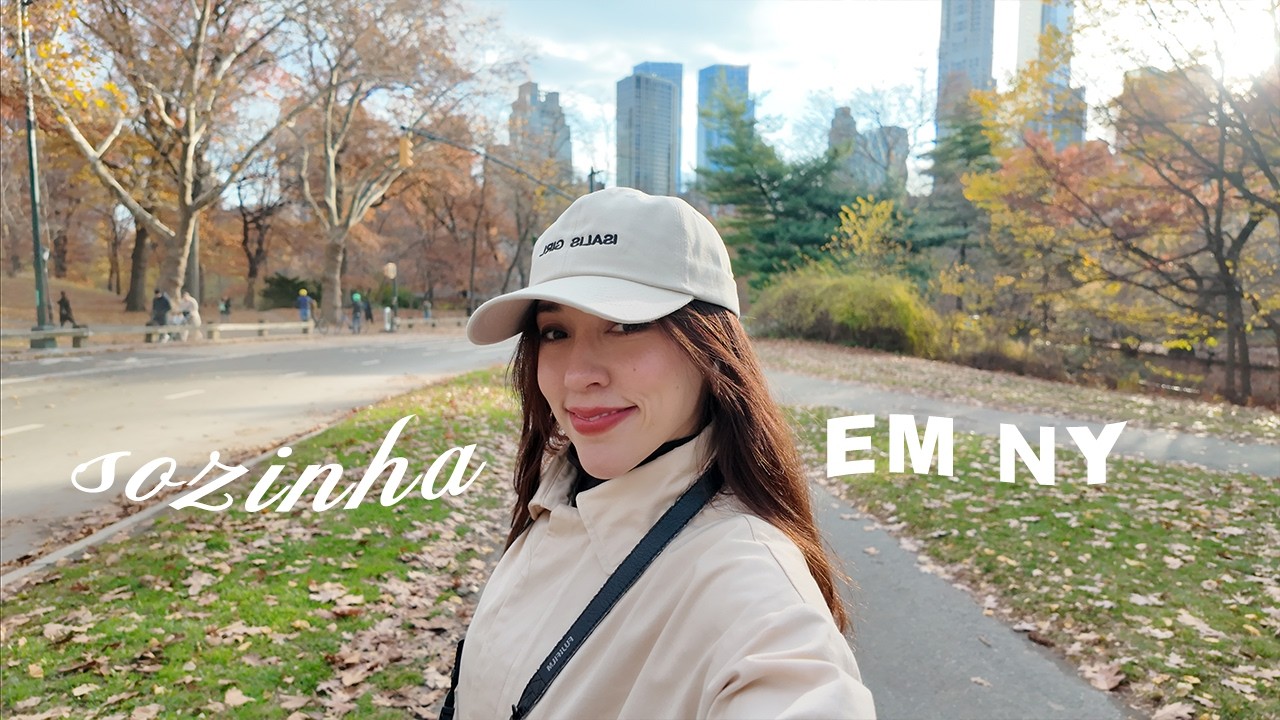 sendo feliz sozinha em NY