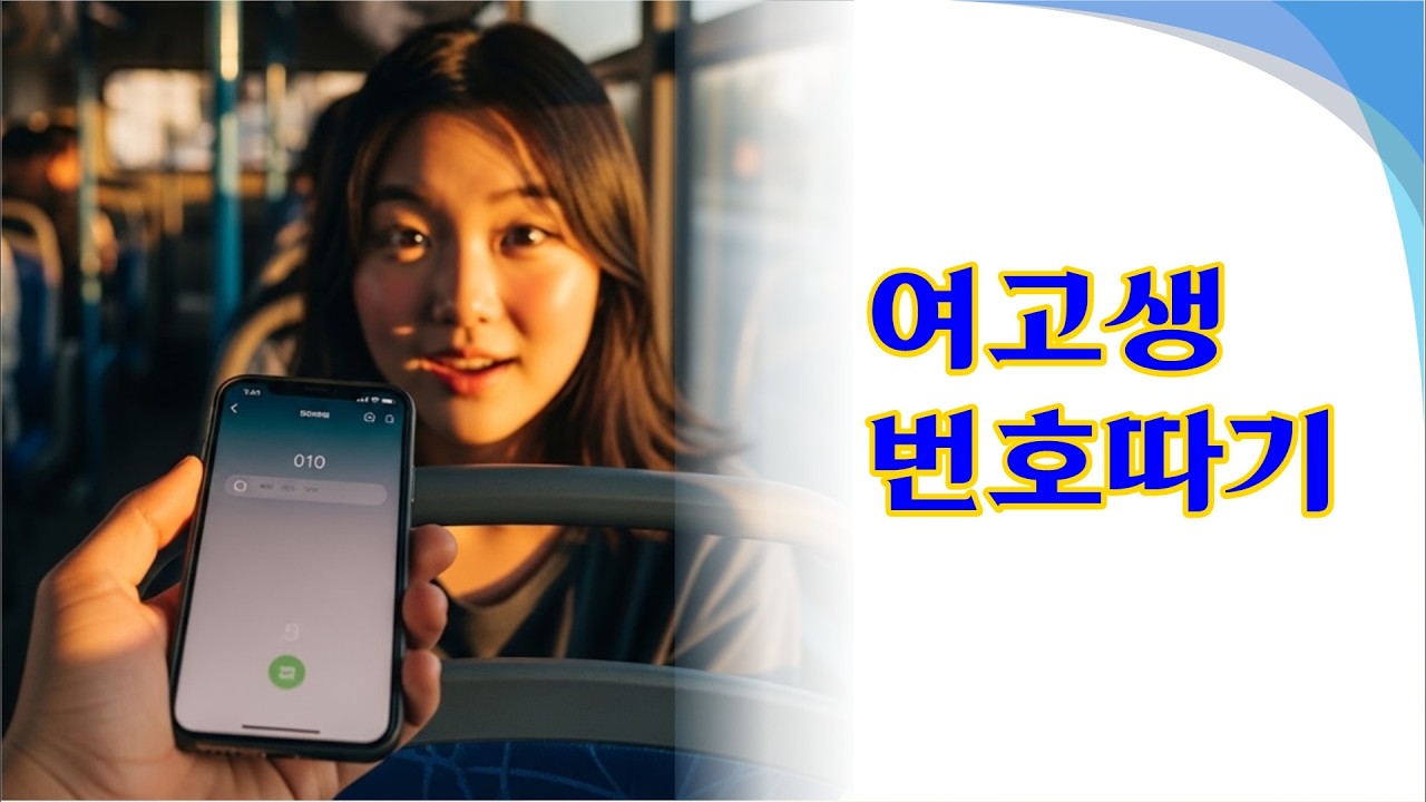 여고생 번호 딴 썰 (feat. 버스 안에서)