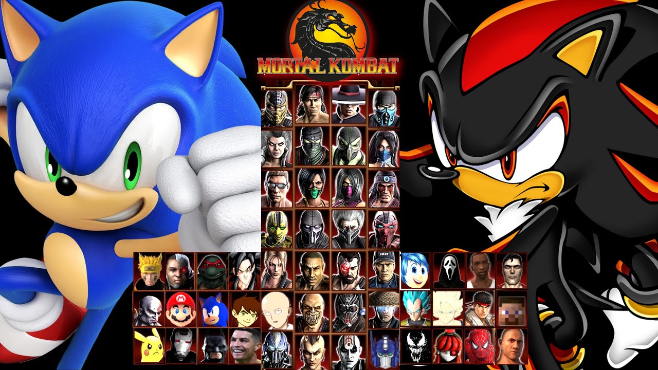 MORTAL KOMBAT 9 | SONIC & SHADOW THE HEDGEHOG | EXPERT TAG LADDER | GAMEPLAY (4K60FPS)
