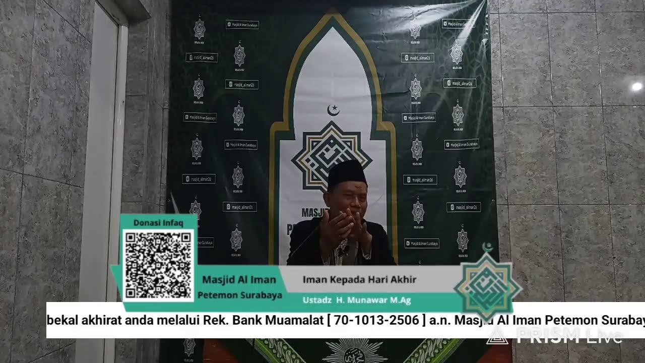 Siaran langsung Masjid Al Iman Surabaya
