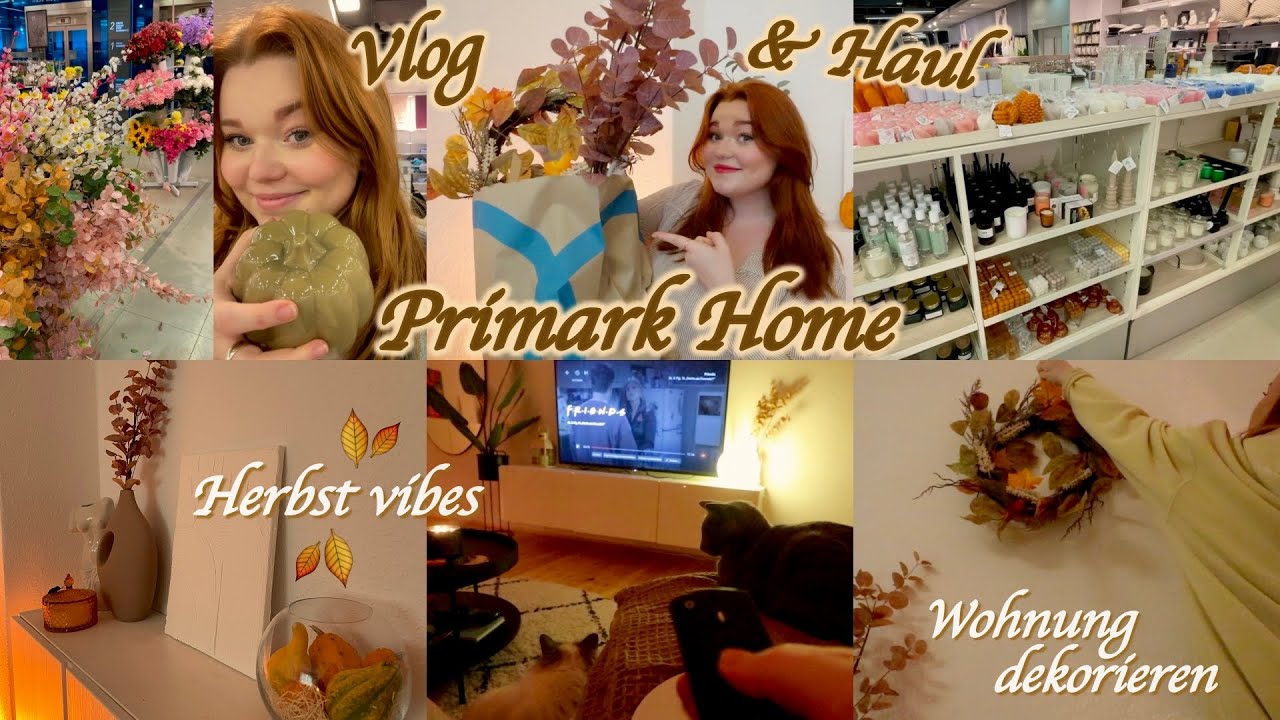 Wohnung dekorieren!😍 Primark Home Vlog & Haul + dekoriert mit mir!🍂 I Meggyxoxo