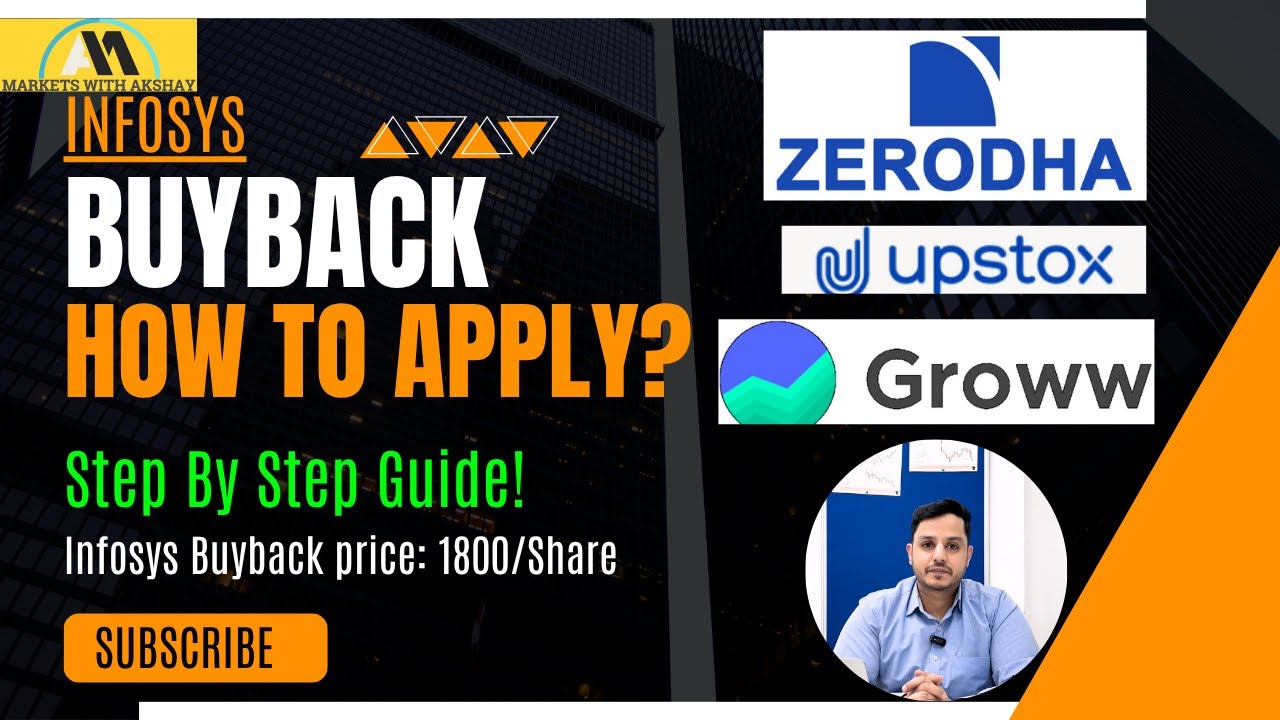 How to Apply for Infosys Buyback 2025 | Zerodha + Upstox Full Demo