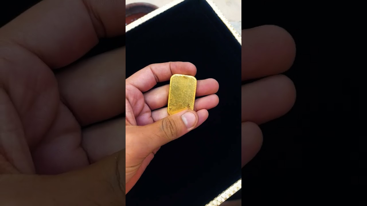 24k gold bar making| 10tola 24k gold biscuit| How to know fake & real gold bar| 