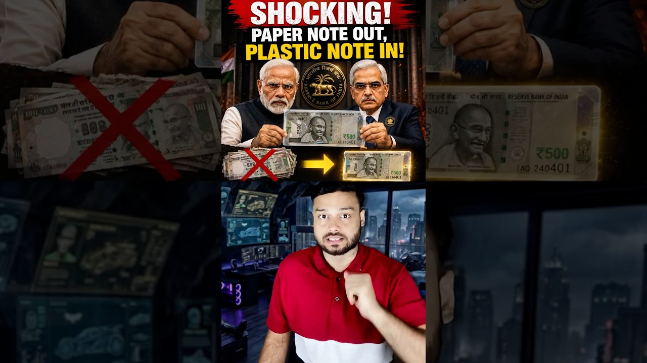 Notebandi Again? India REJECTS Paper Notes With Plastic Polymer Notes! Modi's Decision #shorts