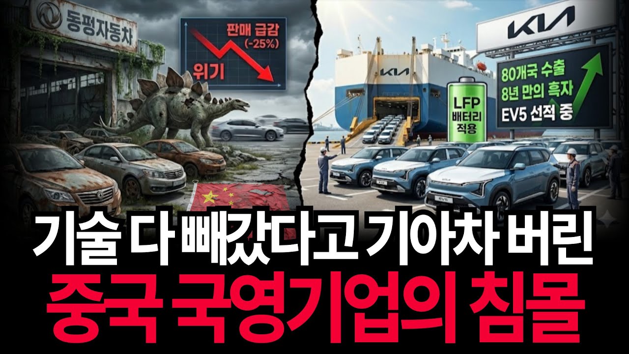 기술 다 빼가고 기아차 버린 중국 국영기업의 침몰