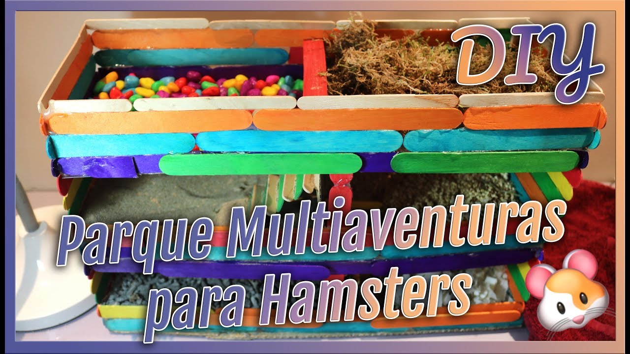 DIY Parque Multiaventuras para Hámsters | Juguetes caseros | MOA's World