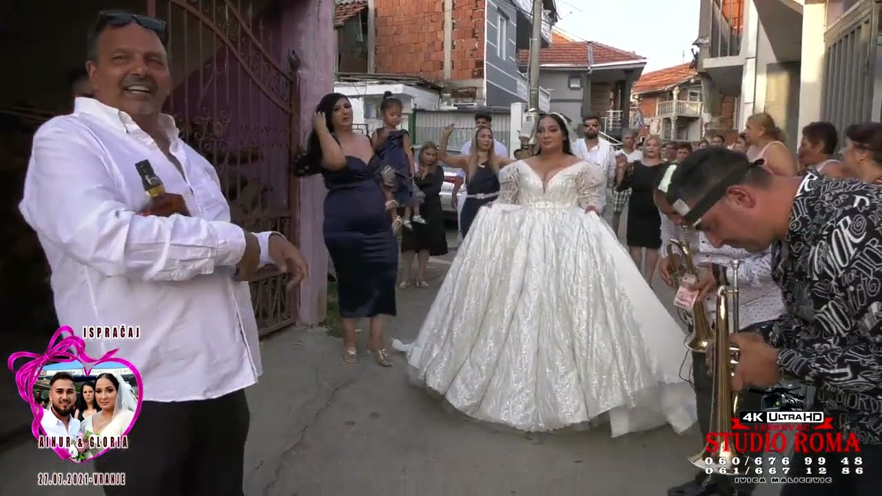 Ispracaj /Gloria & Ainur / 27.07.2021 Vranje - Studio Roma 4k Ivica Leskovac