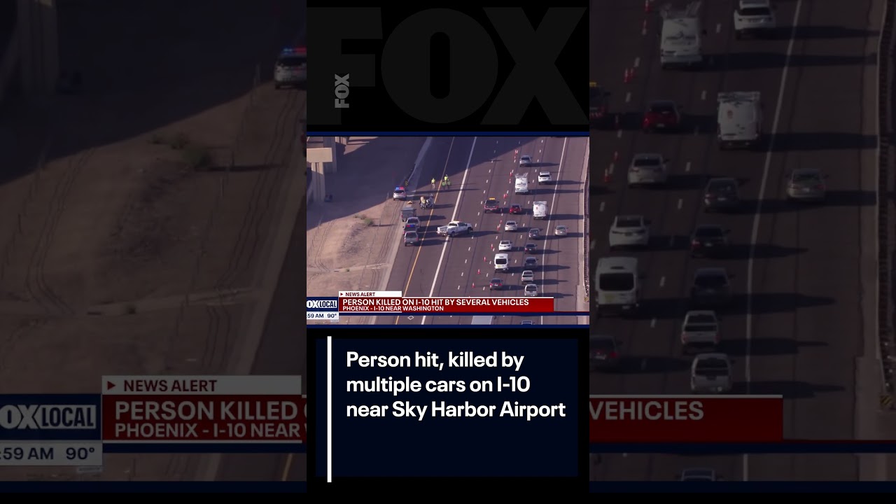 Person hit by multiple vehicles on I-10 | FOX 10 Phoenix