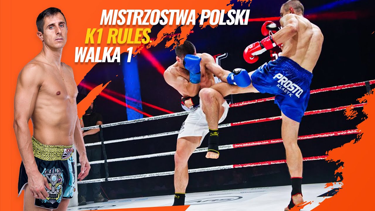 JURAS WALCZY: Mistrzostwa Polski K1 Rules - walka 1