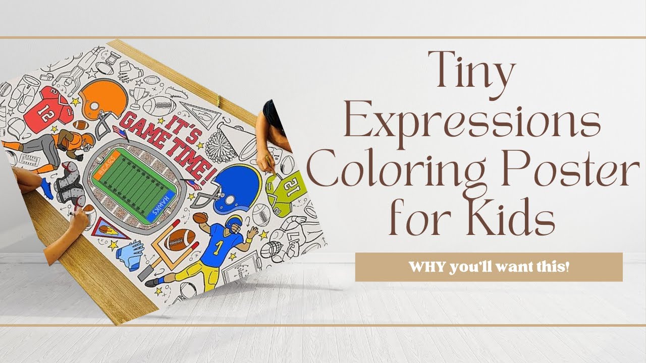 Genius Party Hack for Kids 🎉 | Giant Coloring Poster That Doubles as a Tablecloth!