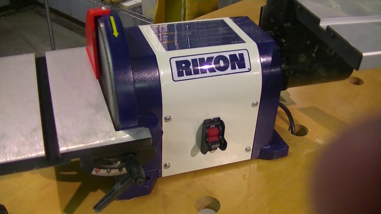 Review for the new Rikon 50-114 belt/disc sander