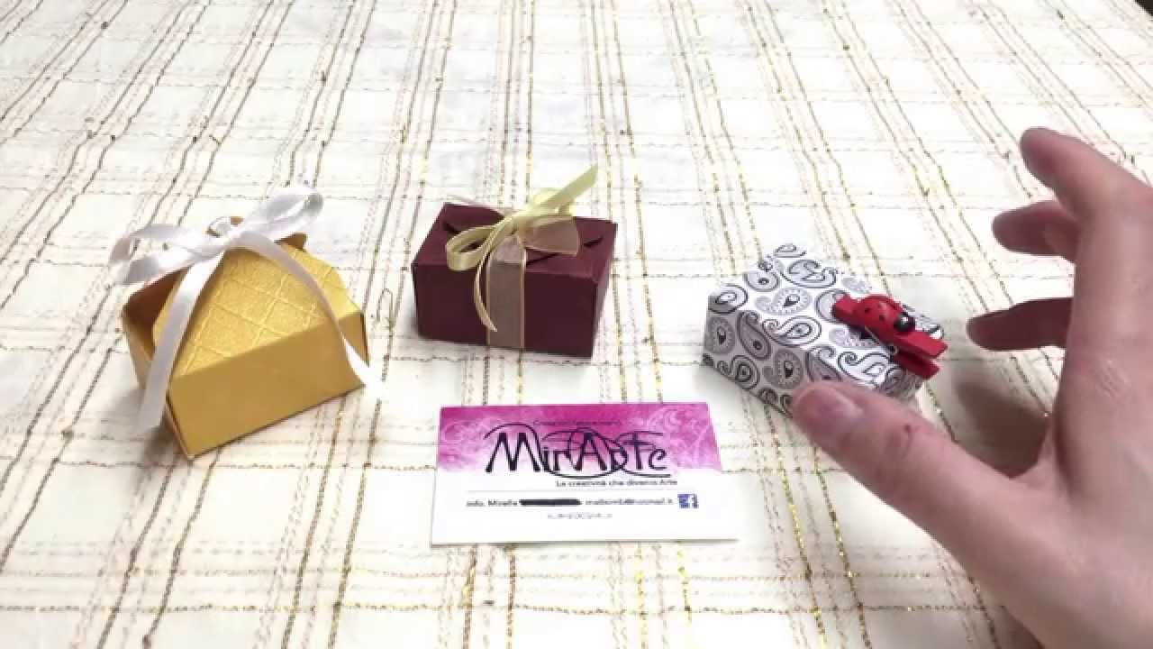 DIY Video Tutorial Scatola Scrap per Bijoux piccola dimensione con Envelope Punch Board