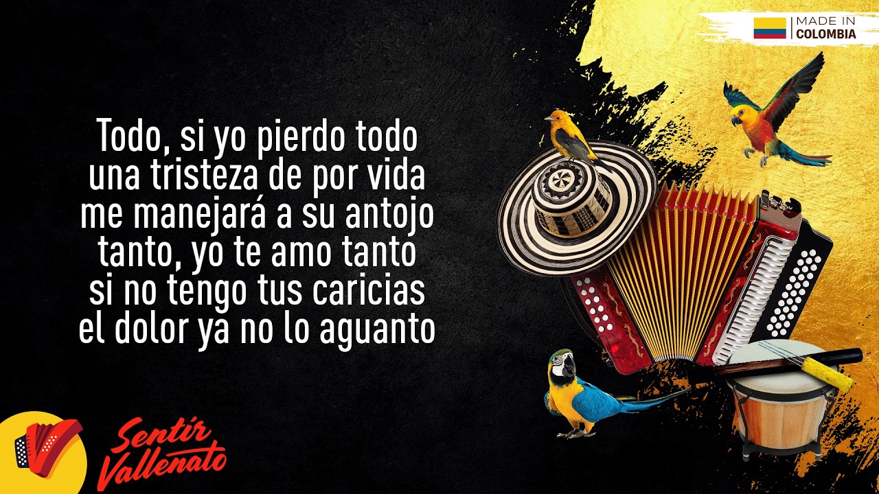 Qu&eacute; Hago Si Te Pierdo, Los Diablitos, Video Letra - Sentir Vallenato
