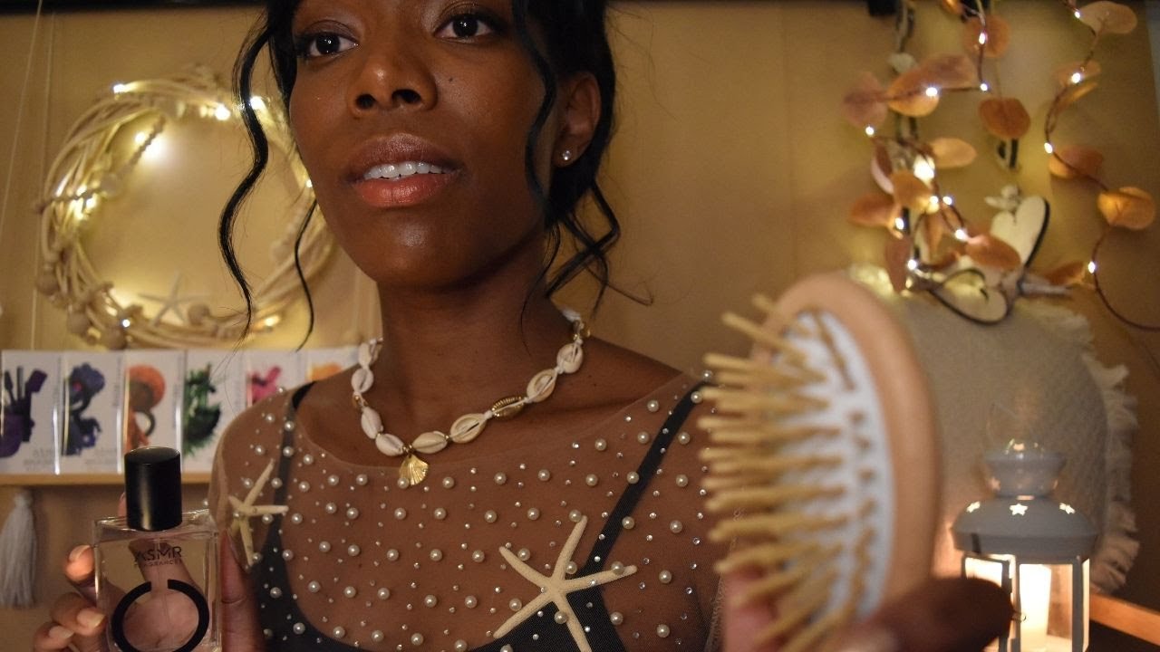 ASMR SLEEP VERY WELL in a cozy Beach Cottage_ Roleplay Personal attention, Brushing Hair